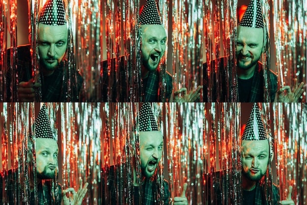 A split-screen image showing various scenes from different movies featuring iconic characters expressing a range of emotions.